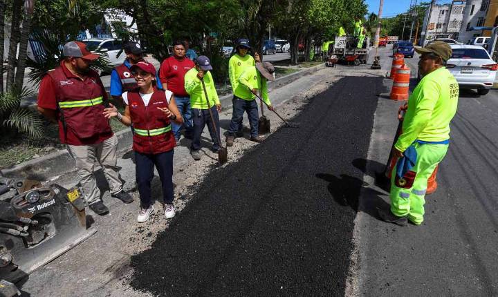 Mejora Ana Paty Peralta vialidades con mantenimiento eficiente y duradero