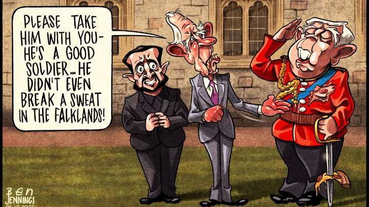 This weekend’s cartoon: The prince’s future lies abroad
