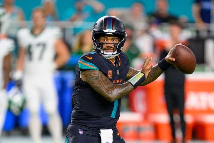 Where to watch Dolphins vs. Panthers free live stream today (10/5/25) without Streameast