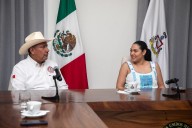 Gobernadora Indira Vizcaíno se reúne con líder nacional cañero; refrenda apoyo al campo colimense