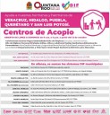 Abren centros de acopio en Quintana Roo para damnificados por lluvias en 5 estados del país