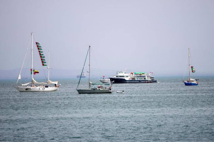 Flotilla activists approach Gaza and say they are ready for a possible Israeli interception