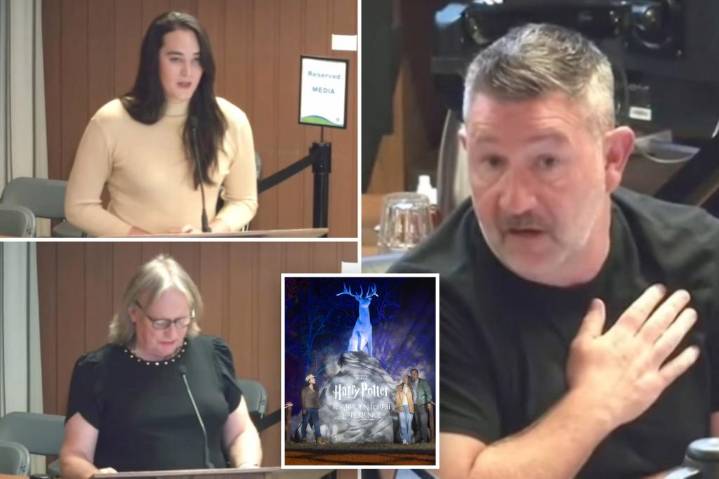 City official fights back tears apologizing for hosting 'Harry Potter' event