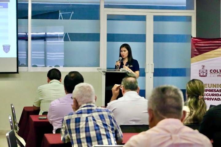 SSP fortalece vinculación con empresas de seguridad privada, en beneficio de la población colimense