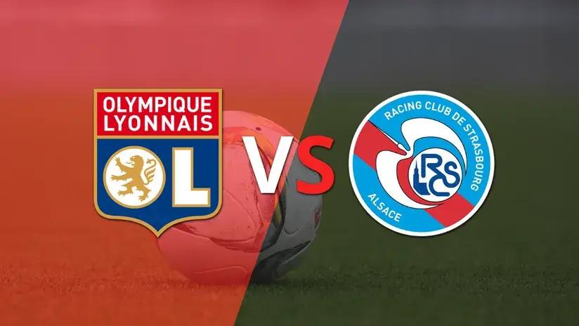 Liga de Francia: RC Strasbourg no pudo con Olympique Lyon y perdió 2 a 1 tras gol agónico