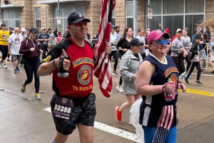 This couple has a bigger mission than the finish line during this year’s Marine Corps Marathon