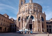 El Principado reanuda hoy las obras en la cúpula de la iglesia de la Laboral