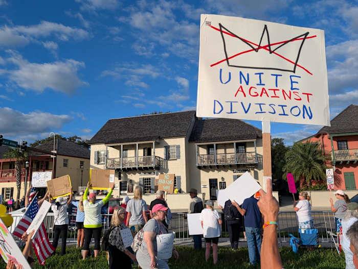 Demonstrators gather across Northeast Florida for ‘No Kings’ protests against Trump administration