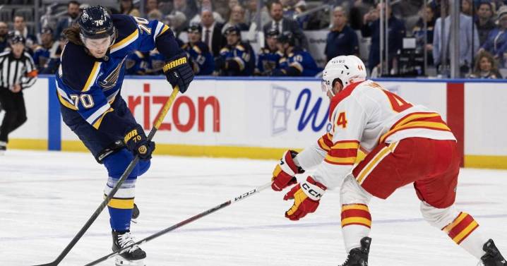 Blues forward Oskar Sundqvist to make season debut on Thursday vs. Utah