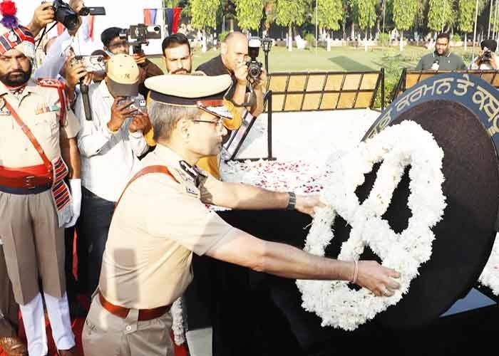 Police Commemoration Day observed at PAP Headquarters: DGP Gaurav Yadav pays tributes to bravehearts