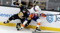 Islanders blow another two-goal lead, fall to Bruins