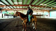 New Orleans Saints defensive tackle Davon Godchaux finds peace on horseback off the field