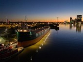 Photo Gallery: New lights on Col. James M. Schoonmaker Museum Ship
