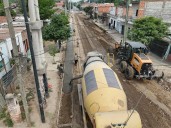 Orán: Continúan las Obras de Cordón Cuneta y Pavimentación en Barrio Mitre
