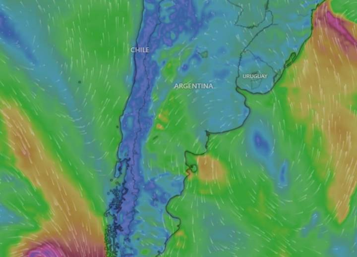 Pronóstico. Rige una alerta amarilla por vientos fuertes y viento Zonda para este domingo 19 de octubre