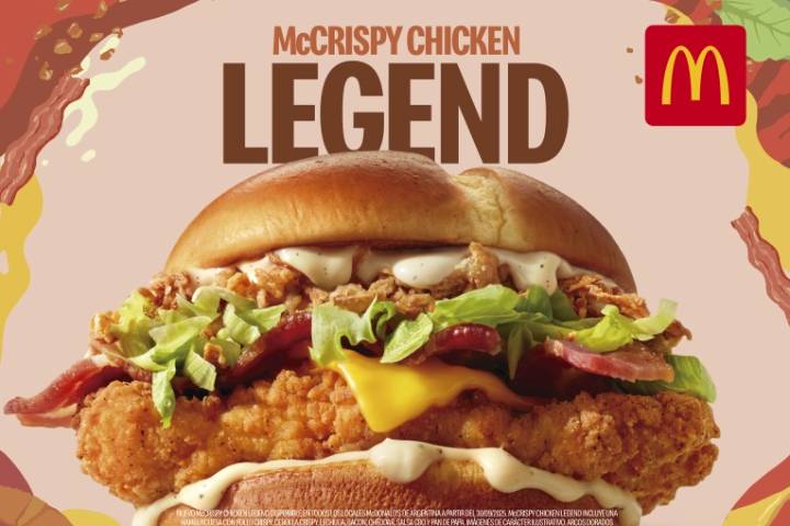Un regreso muy esperado: McDonald’s presenta en Paraná la McCrispy Chicken Legend