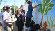 Fuentes participó de una jornada de cuidado del ambiente con estudiantes del barrio La Católica