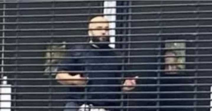 Manchester Synagogue suspect pictured 'wearing device' before being shot by police