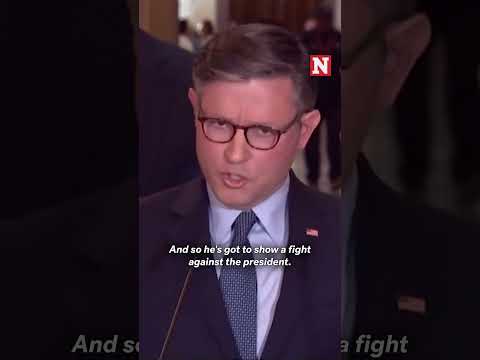 Mike Johnson Accuses Chuck Schumer of Using Shutdown For 'Political Cover'