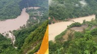 Fuertes lluvias y deslaves dejan bajo el agua a Tlacuilotepec, Puebla