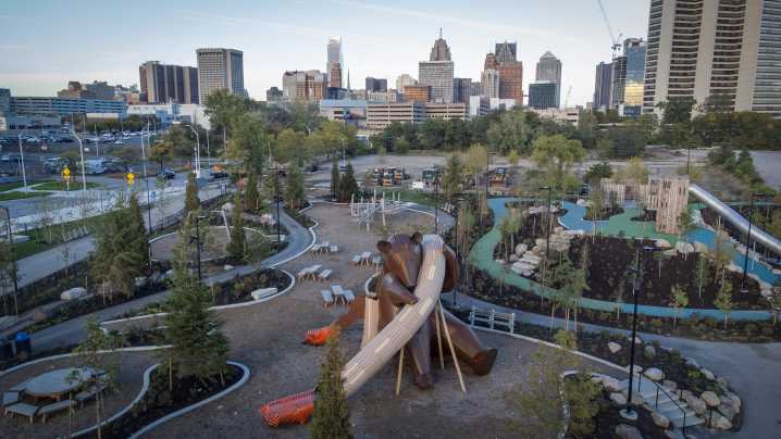 Ralph C. Wilson, Jr. Centennial Park in Detroit opening soon