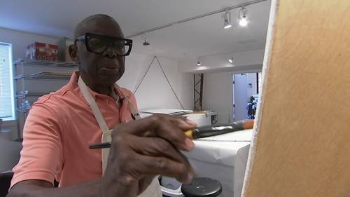Artist John E. Dowell, Jr. explores life experiences in exhibition 'I Got Through It' at James Oliver Gallery in Philadelphia