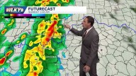 Gusty showers and a few storms tonight