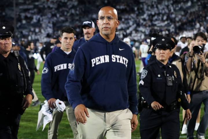 Deadspin | Penn State fires coach James Franklin after third straight loss