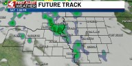 A couple shower chances enter the forecast as the weekend arrives