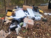PHOTOS: Trash dumped in Johnstown, police searching for suspect