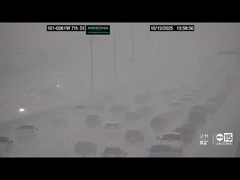 Another round of storms rolls through the Valley Monday