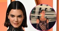 Kendall Jenner Wears Sheer Outfit During Paris Fashion Week: Watch