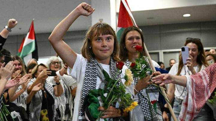 Greta Thunberg dio un poderoso discurso sobre la Guerra de Gaza tras su deportación