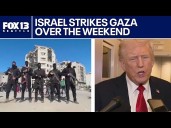 Israel strikes dozens of Hamas targets