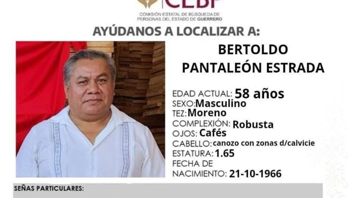 Encuentran sin vida al sacerdote Bertoldo Pantaleón Estrada, reportado como desaparecido en Guerrero