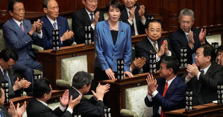 Japan elects its first female prime minister, in photos