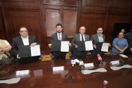 Firma UACH convenio de pago y colaboración con Pensiones Civiles del Estado