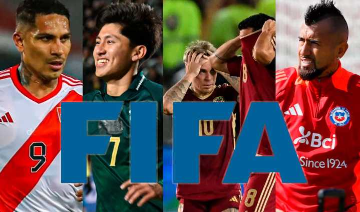 FIFA modificó la tabla y ubicó a Perú por encima de Bolivia, Venezuela y Chile tras las Eliminatorias Sudamericanas 2026