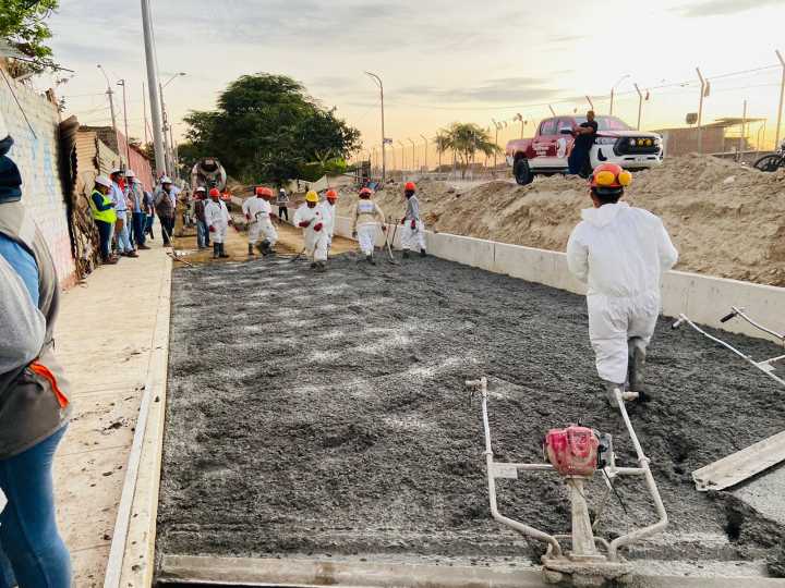 Gobierno Regional de Piura acelera obras viales en El Indio y avenida Sullana