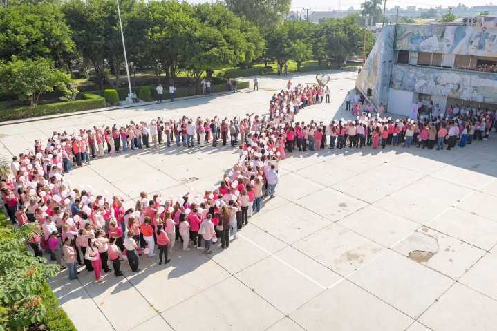 Se suma sector educativo de Tamaulipas a crear consciencia en la lucha contra el cáncer de mama
