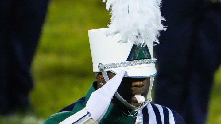 McKean High School marching band performs