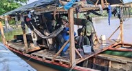 Destruyen dragas de minería ilegal en el río Pachitea
