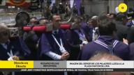 José Jerí cargó el anda del Señor de los Milagros en la Plaza Mayor de Lima [VIDEO]