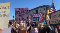 Watch and hear protesters chant at 'No Kings' protest Oct. 18 in Reno