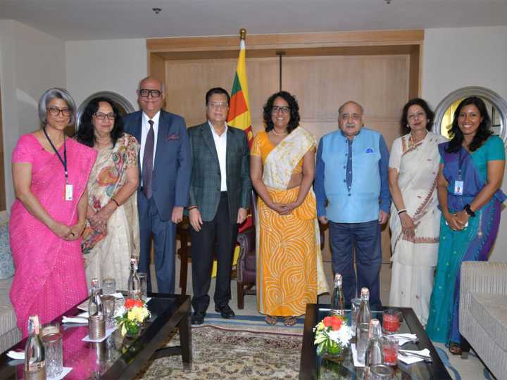Students’ association of Hindu College meets alumna Sri Lankan PM
