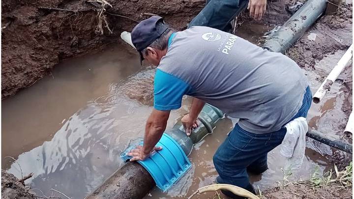 En Paraná: reparación de un caño maestro dejará sin agua a varios sectores