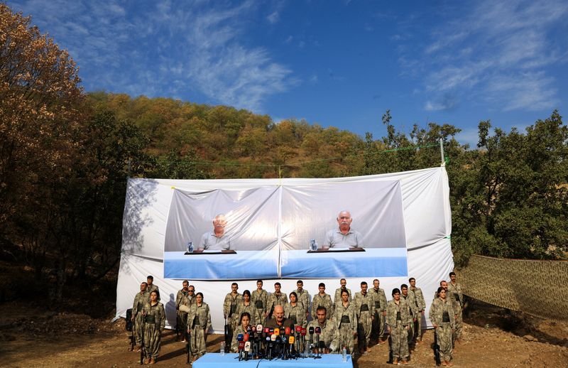 Kurdish PKK militants announce withdrawal from Turkey as part of disarmament