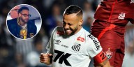 El increíble gol fallado en la derrota del Santos, que quedó al borde del descenso: la llamativa reacción de Neymar