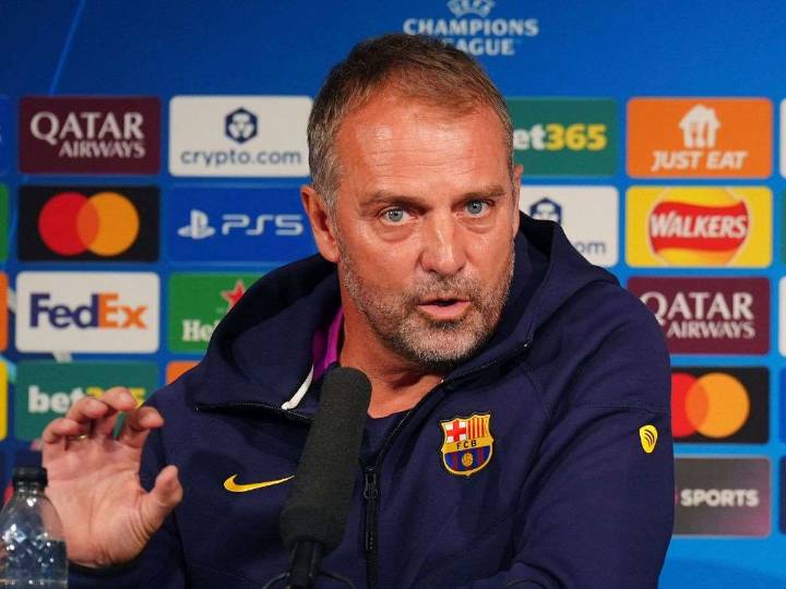 Flick prometió que Barcelona luchará por la Champions