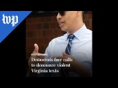 Democrats face calls to denounce violent Virginia texts